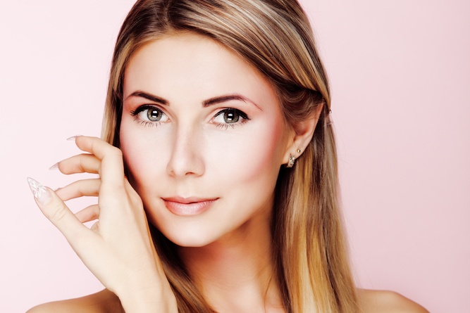 woman with beautiful skin