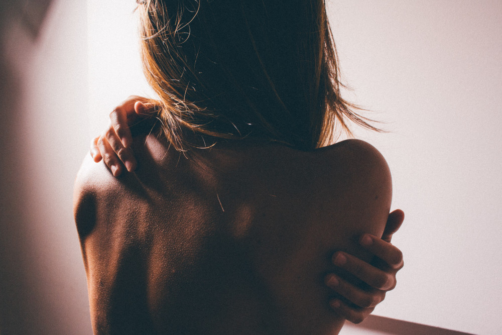 woman's back
